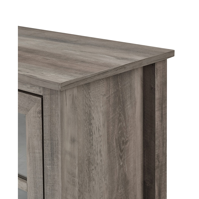 Charlton Home® Dake TV Stand for TVs up to 78" with Electric Fireplace